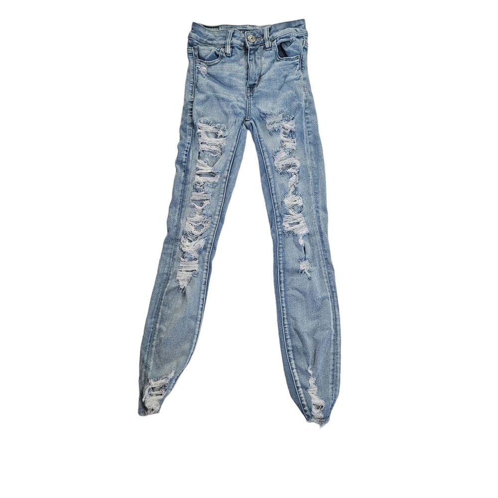 American Eagle Woman's Next Level Stretch Denim Jeans Size 0